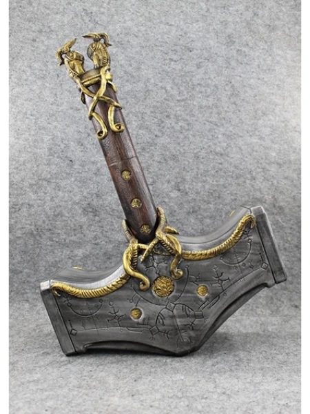 Mjölnir Çekici Gerçek Boy 45 cm Kratos God Of War Ragnarok Axe Figür (Oyuncak Değildir)