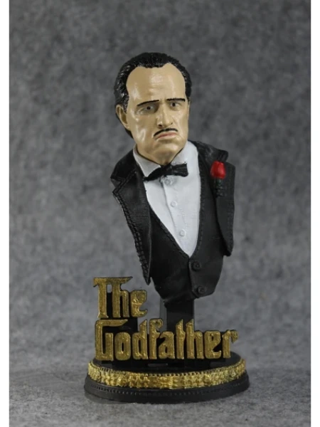 The Godfather ( God Father ) Marlon Brando  Don Corleone Büst / Figür 18CM Boyut